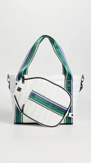 Think Royln Ace of The Court Pickleball Bag White Patent | Thumbnail 2