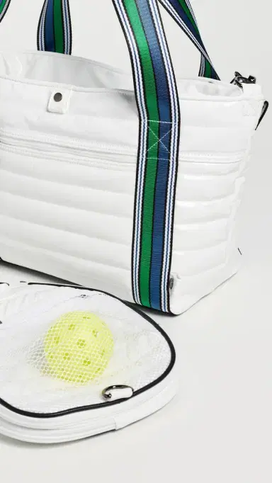 Think Royln Ace of The Court Pickleball Bag White Patent | Thumbnail 5
