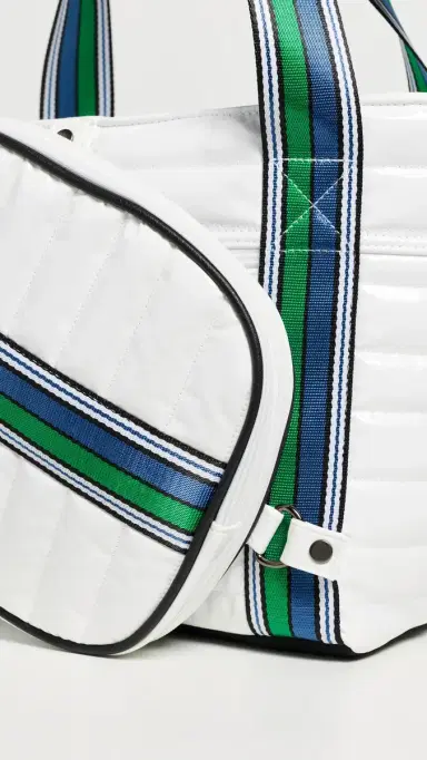 Think Royln Ace of The Court Pickleball Bag White Patent | Thumbnail 6