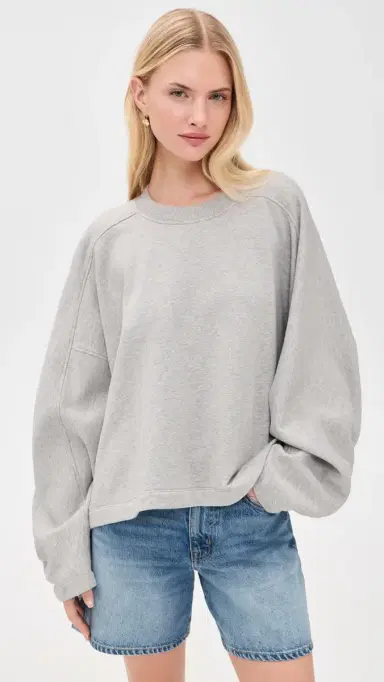 Closed Gathered Sweatshirt Light Grey elange | Thumbnail 2 Closed Gathered Sweatshirt Light Grey elange | Thumbnail 2