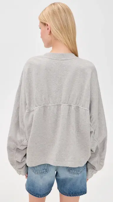 Closed Gathered Sweatshirt Light Grey elange | Thumbnail 3 Closed Gathered Sweatshirt Light Grey elange | Thumbnail 3