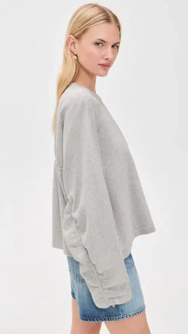 Closed Gathered Sweatshirt Light Grey elange | Thumbnail 4 Closed Gathered Sweatshirt Light Grey elange | Thumbnail 4