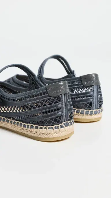 Tory Burch Open Weave Mary Jane Espadrilles Bluestone | Thumbnail 4