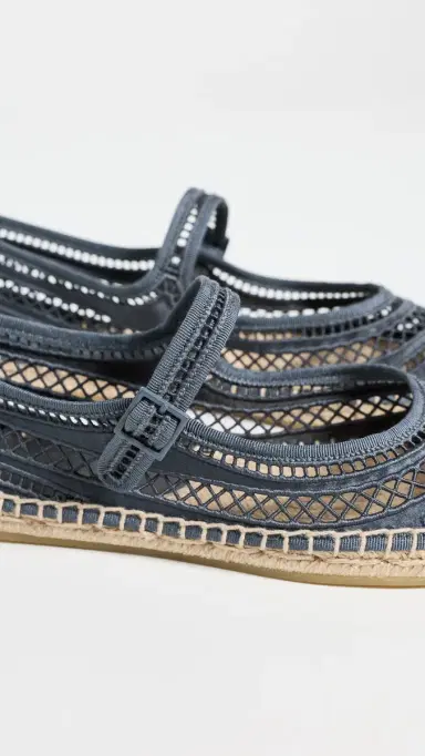 Tory Burch Open Weave Mary Jane Espadrilles Bluestone | Thumbnail 6