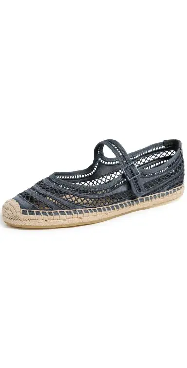 Tory Burch Open Weave Mary Jane Espadrilles Bluestone | Thumbnail 1
