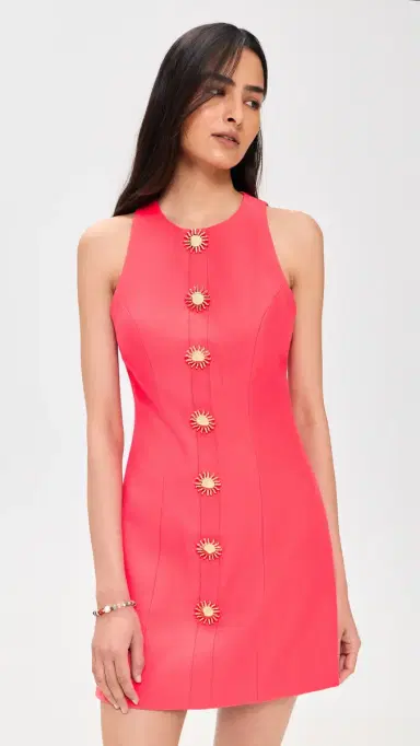The Wolf Gang Pinsa Mini Dress Rojo | Thumbnail 2