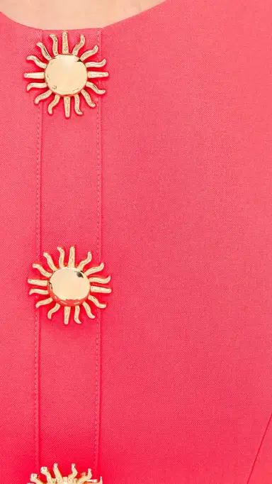 The Wolf Gang Pinsa Mini Dress Rojo | Thumbnail 6