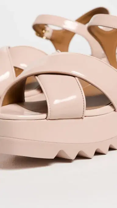 Stella McCartney Elyse Criss Cross Sandals | Thumbnail 6 Stella McCartney Elyse Criss Cross Sandals | Thumbnail 6