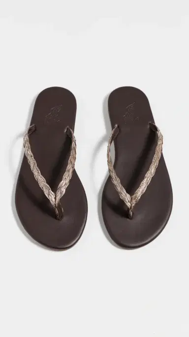 Ancient Greek Sandals Saionara Raffia Flip Flops | Thumbnail 2 Ancient Greek Sandals Saionara Raffia Flip Flops | Thumbnail 2