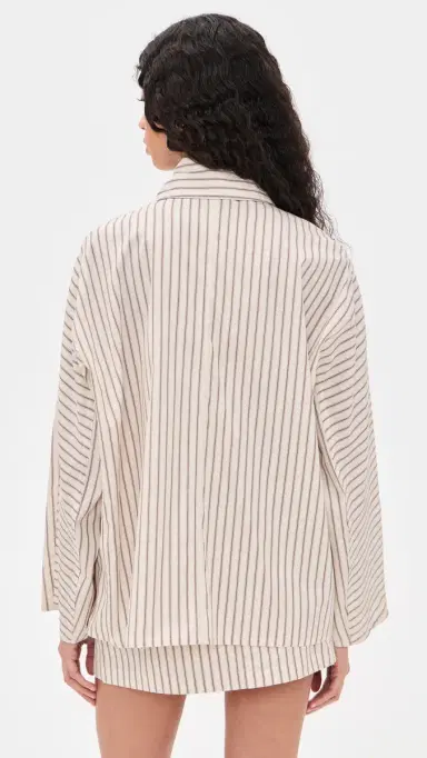 rag & bone Gayle Striped Cropped Trench | Thumbnail 3