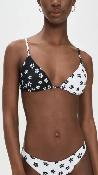 MIKOH Reeve Bikini Top ixed Bloom | Thumbnail 2