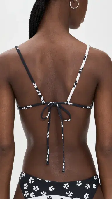MIKOH Reeve Bikini Top ixed Bloom | Thumbnail 3