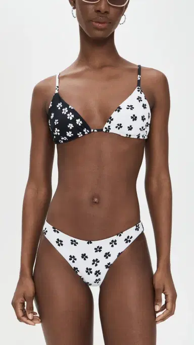 MIKOH Reeve Bikini Top ixed Bloom | Thumbnail 5