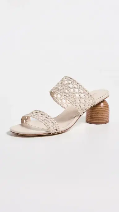 Larroudé Dew Drop Macrame Sandals Leather | Thumbnail 2