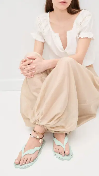 Zimmermann Seafoam Sandals Seafoam 37 | Thumbnail 4