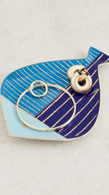 Jonathan Adler School of Fish Tray Blue One Size | Thumbnail 3