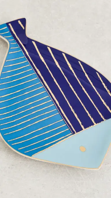 Jonathan Adler School of Fish Tray Blue One Size | Thumbnail 4