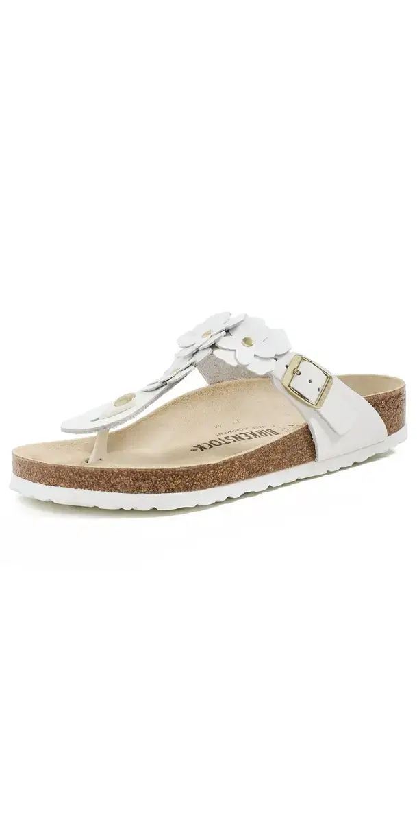 Birkenstock Gizeh Flowers Sandals White