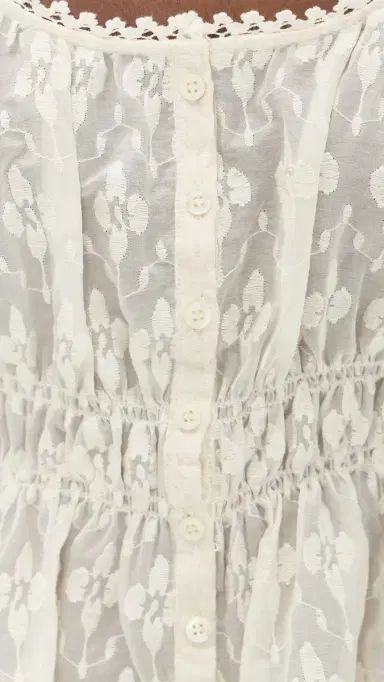 PAIGE Jay Blouse Antique White | Thumbnail 6