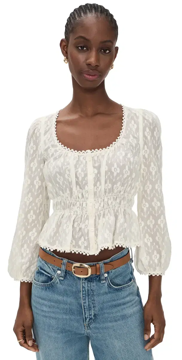 Jay Blouse Antique White