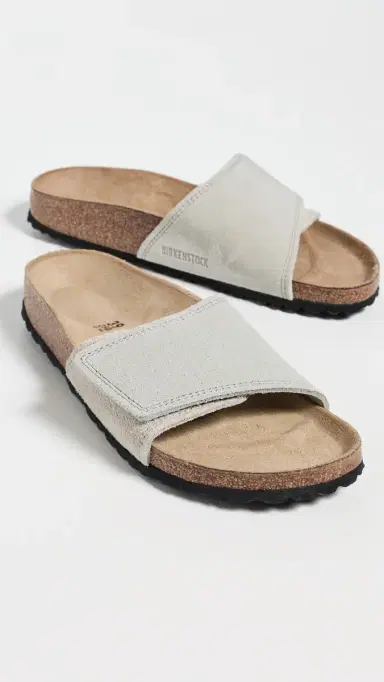 Birkenstock Sylt 2.0 Slide Sandals Oyster | Thumbnail 5