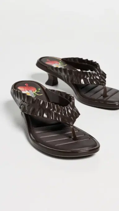 Melissa x Ganni Jelly Kitten Heels Brown | Thumbnail 5 Melissa x Ganni Jelly Kitten Heels Brown | Thumbnail 5