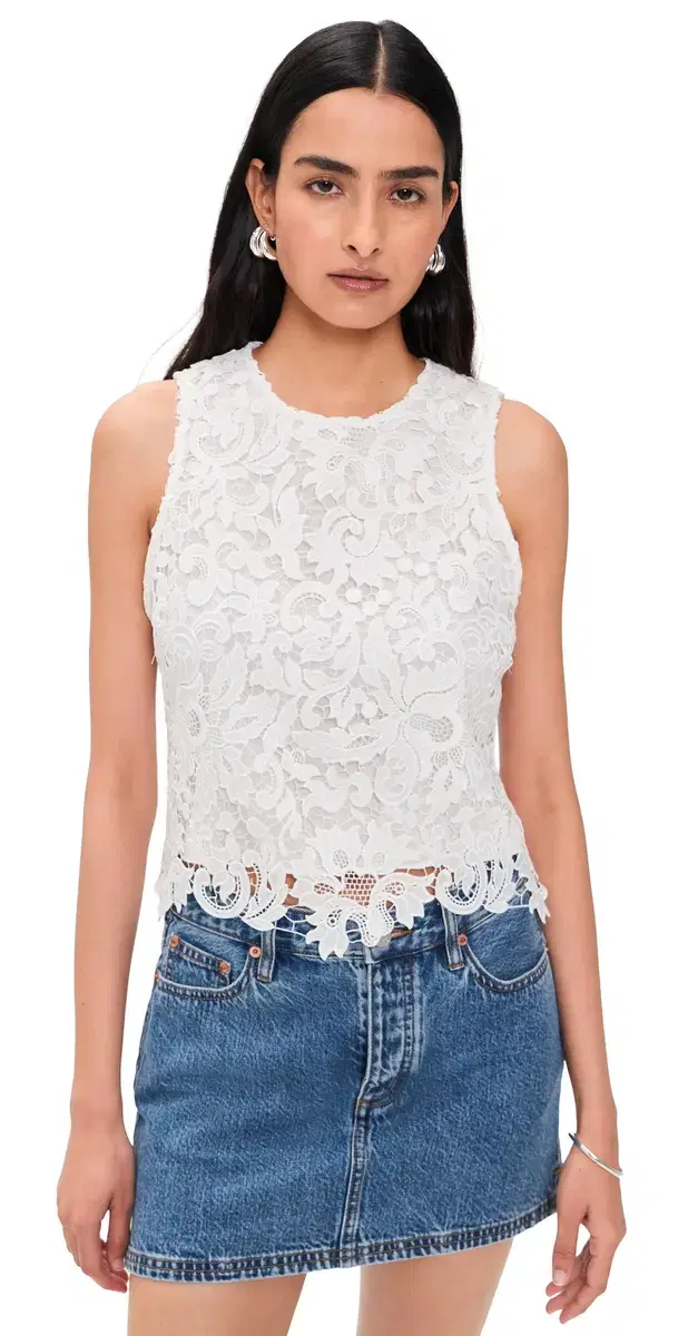 Amal ace Tank Off White