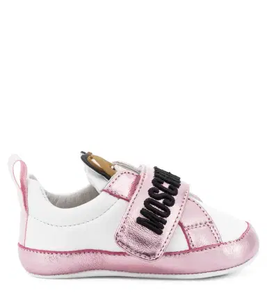 Moschino Kids Baby leather sneakers | Thumbnail 3