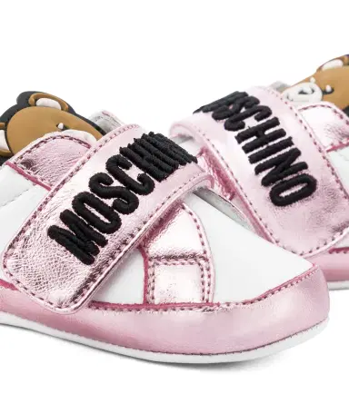 Moschino Kids Baby leather sneakers | Thumbnail 5