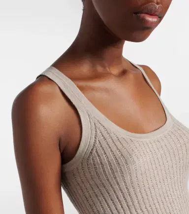 Gabriela Hearst Nevin cashmere and silk tank top | Thumbnail 3