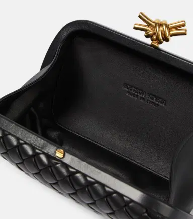 Bottega Veneta Knot Intreccio leather clutch | Thumbnail 3