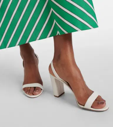 Aquazzura So Nude 85 leather slingback sandals | Thumbnail 5 Aquazzura So Nude 85 leather slingback sandals | Thumbnail 5