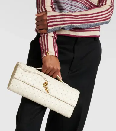 Bottega Veneta Andiamo Intrecciato leather clutch | Thumbnail 3