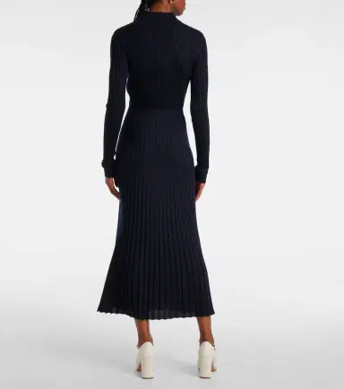 Gabriela Hearst Ardor silk and cashmere midi dress | Thumbnail 3