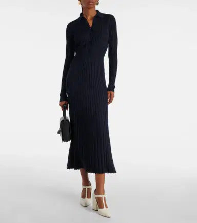 Gabriela Hearst Ardor silk and cashmere midi dress | Thumbnail 4