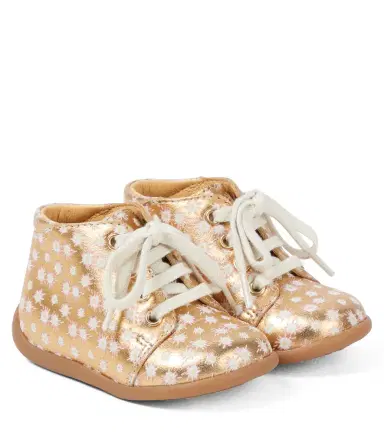 Pom d'Api Baby Stand-up Bottine leather booties | Thumbnail 1