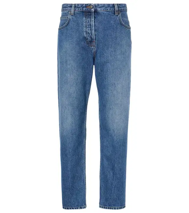The Row Riaco mid-rise straight jeans