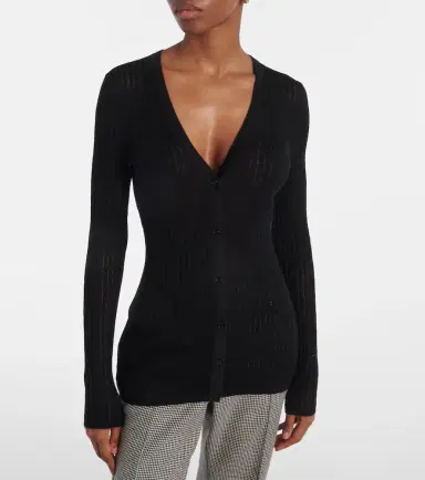 Gabriela Hearst Emma pointelle cashmere and silk cardigan | Thumbnail 2 Gabriela Hearst Emma pointelle cashmere and silk cardigan | Thumbnail 2