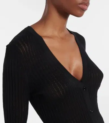 Gabriela Hearst Emma pointelle cashmere and silk cardigan | Thumbnail 3 Gabriela Hearst Emma pointelle cashmere and silk cardigan | Thumbnail 3