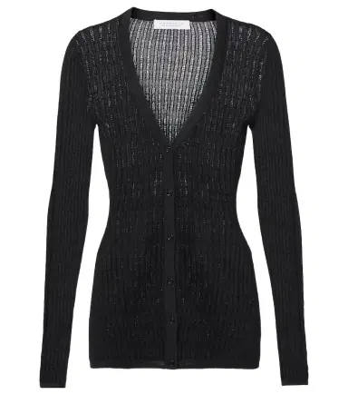 Gabriela Hearst Emma pointelle cashmere and silk cardigan | Thumbnail 1 Gabriela Hearst Emma pointelle cashmere and silk cardigan | Thumbnail 1