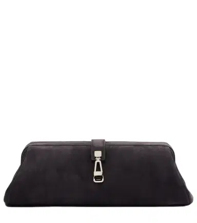 Gabriela Hearst Small suede shoulder bag | Thumbnail 1 Gabriela Hearst Small suede shoulder bag | Thumbnail 1
