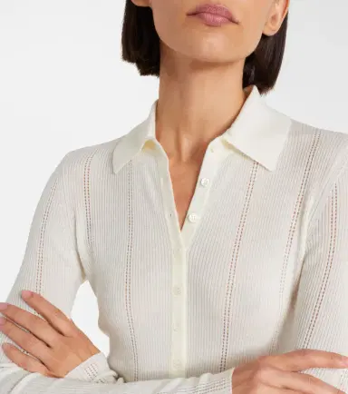 Gabriela Hearst Sophia wool polo sweater | Thumbnail 3