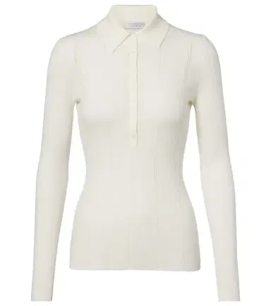 Gabriela Hearst Sophia wool polo sweater | Thumbnail 1