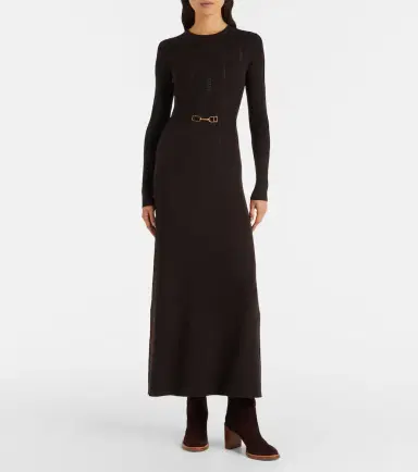 Gabriela Hearst Imagene rib-knitted wool midi dress | Thumbnail 2