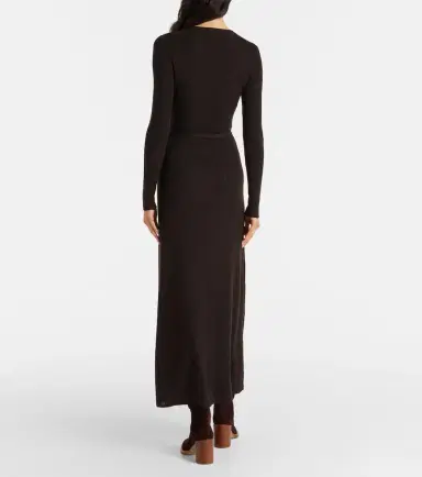 Gabriela Hearst Imagene rib-knitted wool midi dress | Thumbnail 3