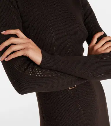 Gabriela Hearst Imagene rib-knitted wool midi dress | Thumbnail 4