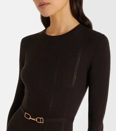Gabriela Hearst Imagene rib-knitted wool midi dress | Thumbnail 6