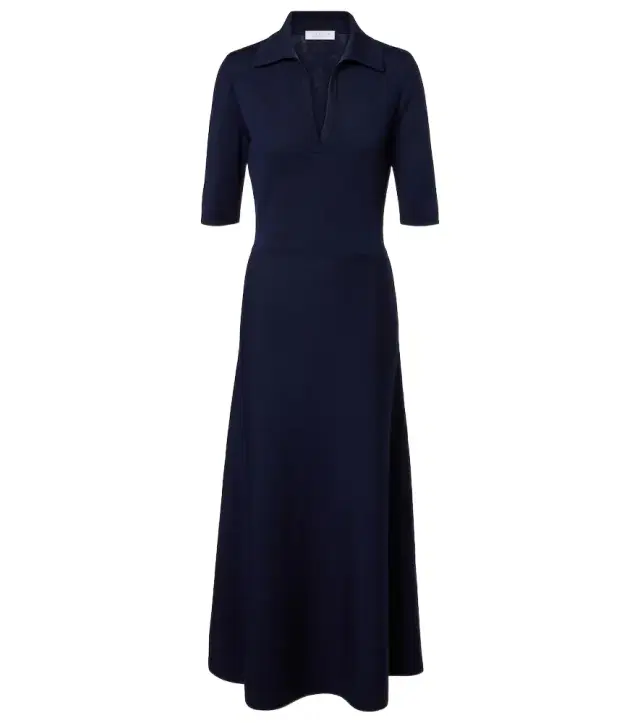 Wool, silk, and cashmere maxi dress