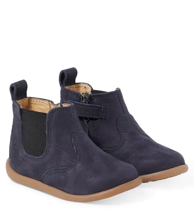 Pom d'Api Baby Stand-Up Jod suede Chelsea boots