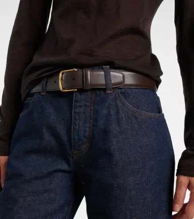 The Row Maxi Classic leather belt | Thumbnail 3